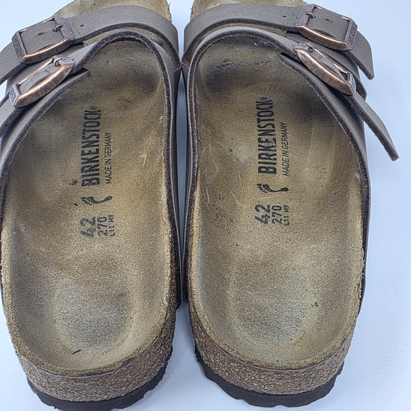 Birkenstock Arizona Mocha 2 Strap Sandals W 11 / M 9 - Picture 7 of 8